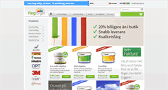 Desktop Screenshot of fargtorget.se